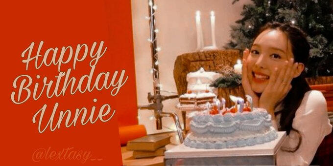 Happy Birthday Unnie